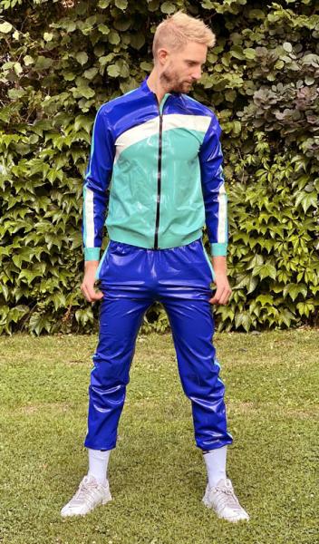 RACTION Jogginganzug „Olympia Blau“ – Bewegung mit Haltung.
